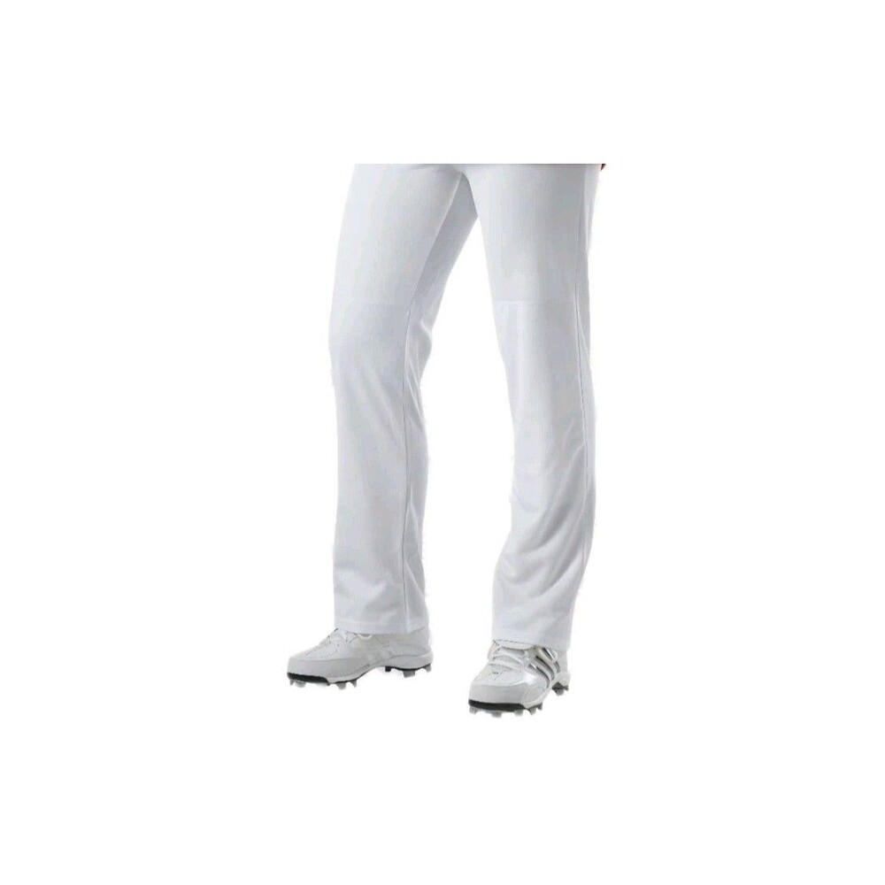 Alleson Womens Open Bottom Fastpitch Softball Pants Small White